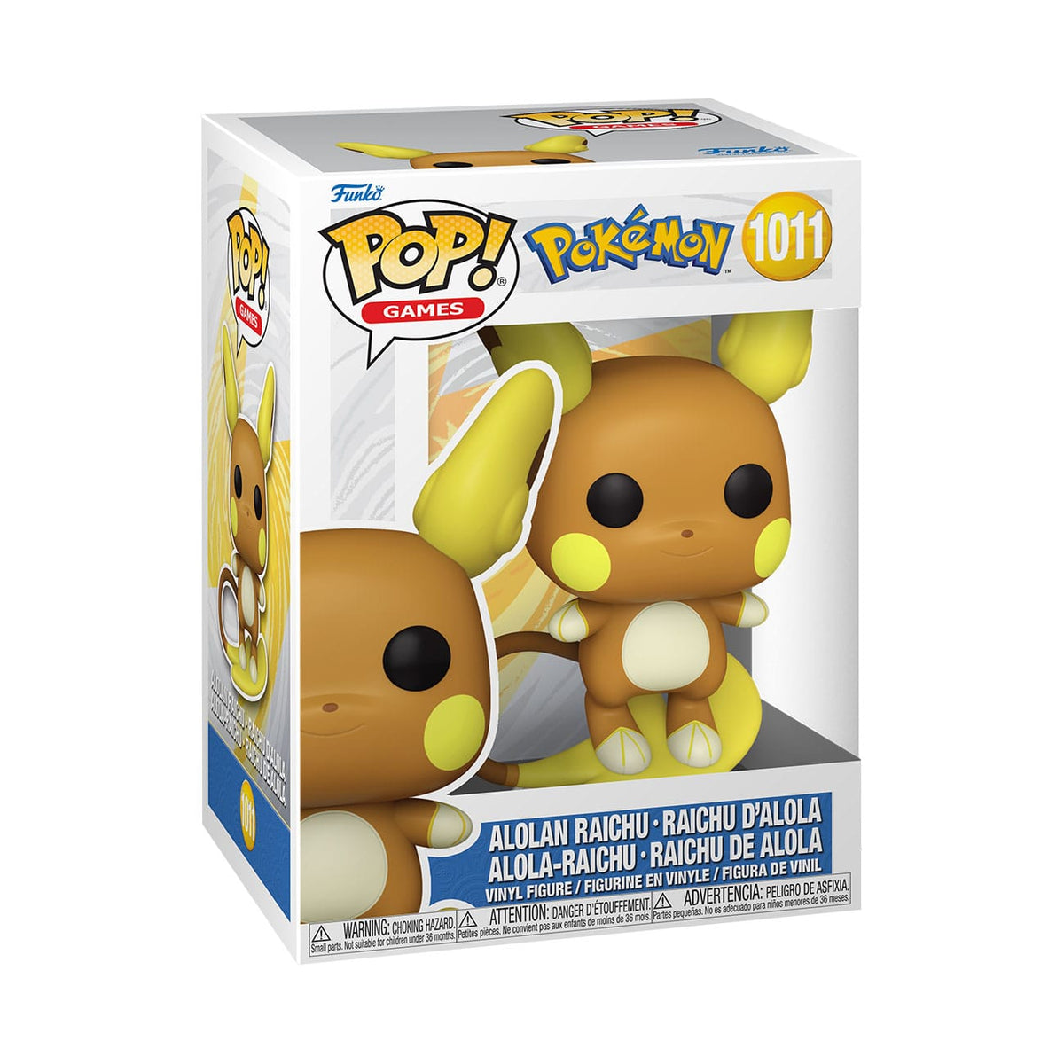 Funko Pokémon Raichu(Alolan)(EMEA) POP! Games Vinyl Figur