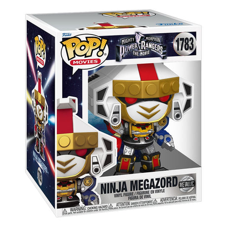 Funko Power Rangers Der Film Ninja Megazord (Metallic) Super Sized POP!