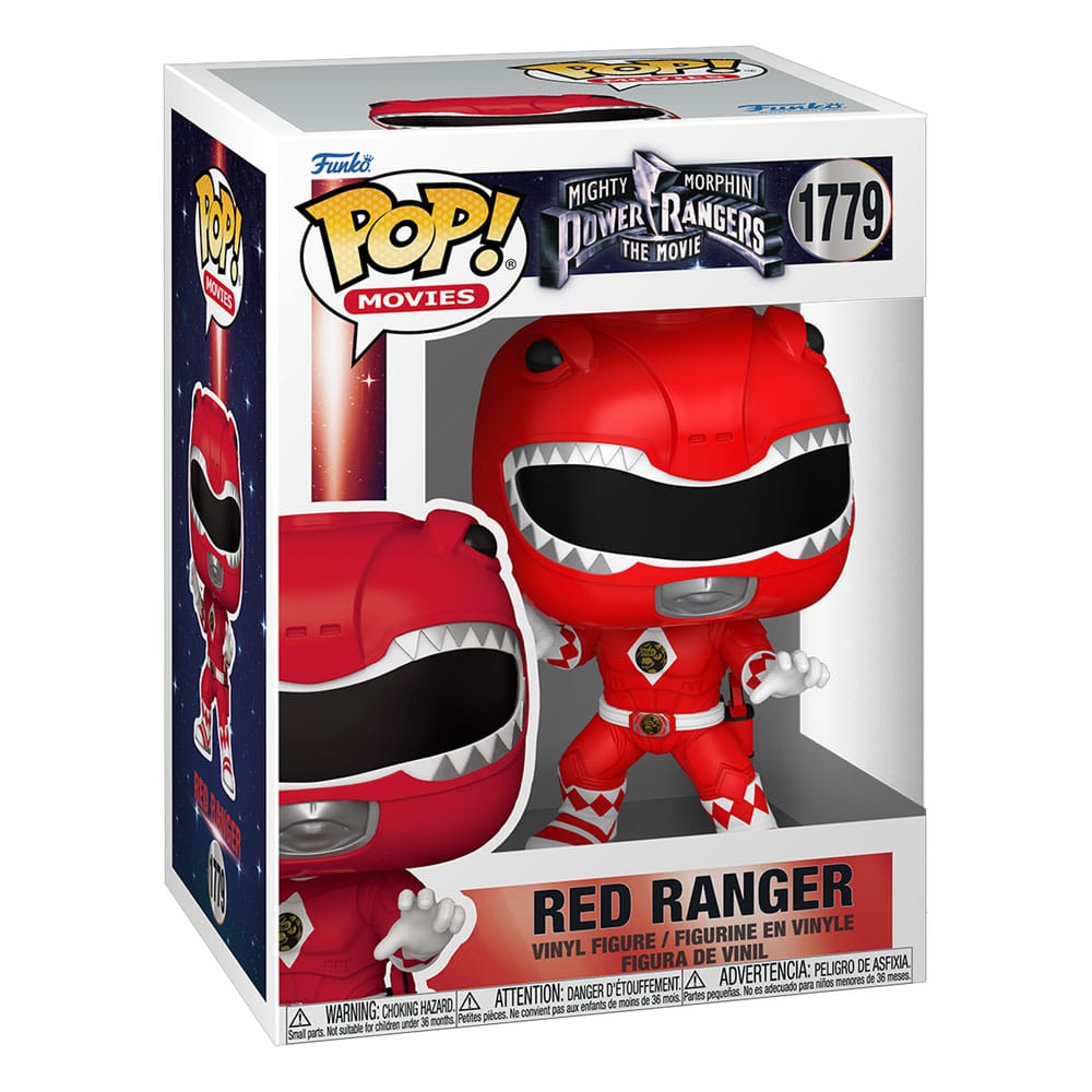 Funko Power Rangers Der Film Red Ranger POP! Movies Vinyl Figur