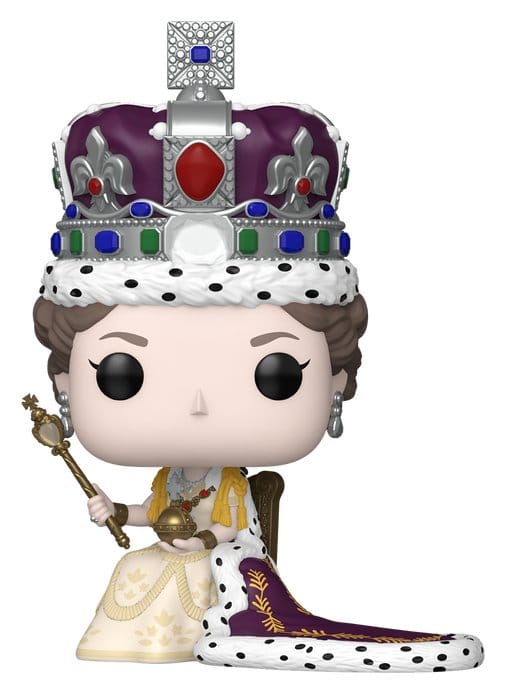 Funko Queen Elizabeth II 100th- Queen Elizabeth II (Coronation) POP! Premium Vinyl Figur