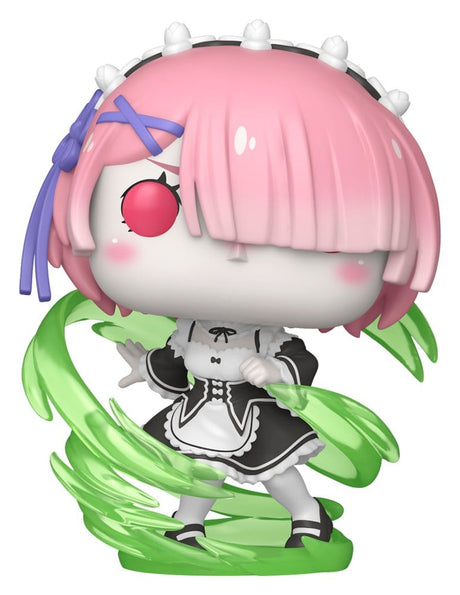 Funko Re Zero Ram (Wind Magic) (Glow) Exclusive POP! Plus Vinyl Figur