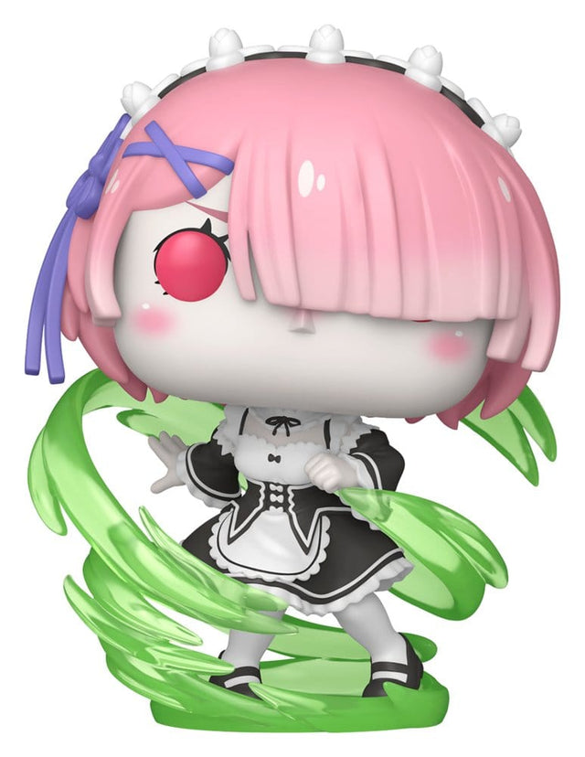 Funko Re Zero Ram (Wind Magic) (Glow) Exclusive POP! Plus Vinyl Figur