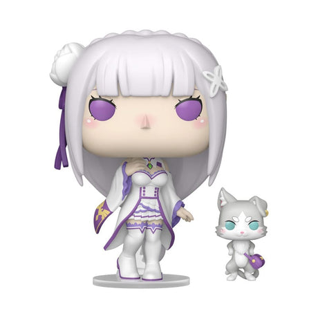Funko ReZero POP!&Buddy Animation Emilia w/Puck Vinyl Figuren