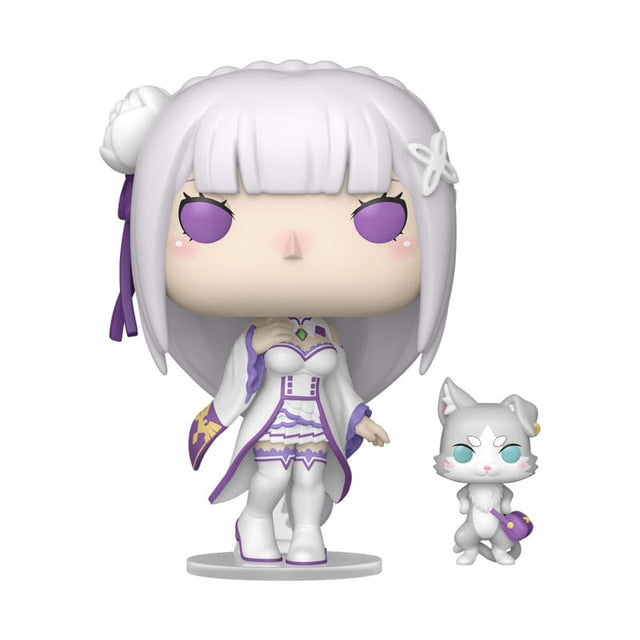 Funko ReZero POP!&Buddy Animation Emilia w/Puck Vinyl Figuren