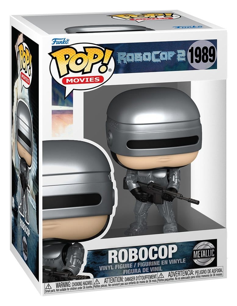 Funko Robocop Robocop (Metallic) with Chase Sortiment (6) POP! Movies Vinyl Figuren