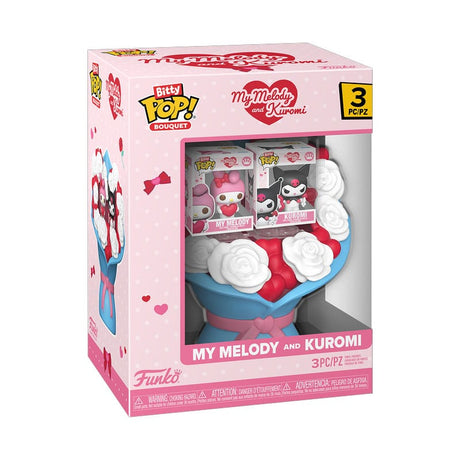 Funko Sanrio My Melody & Kuromi (Valentine) Bitty POP! Bouquet Vinyl Figuren