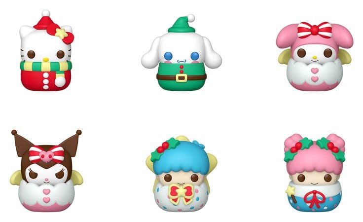 Funko Sanrio Snowballs LO- 12pcPDQ Display (12) Pocket POP! Vinyl Figuren