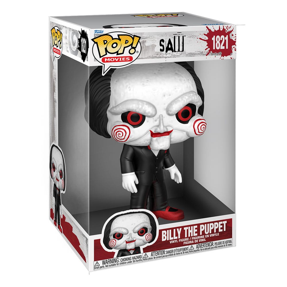 Funko Saw Super Sized Billy the Puppet Jumbo POP! Movies Vinyl Figur