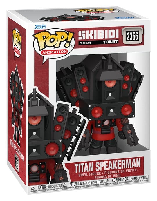 Funko Skibidi Toilet Titan Speakerman POP! Rocks Vinyl Figur