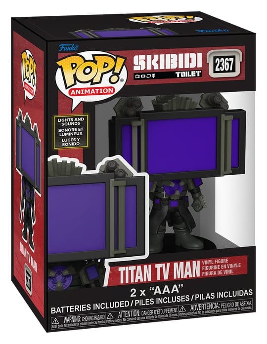 Funko Skibidi Toilet Titan TV Man(SFX) Super Sized POP! Vinyl Figur