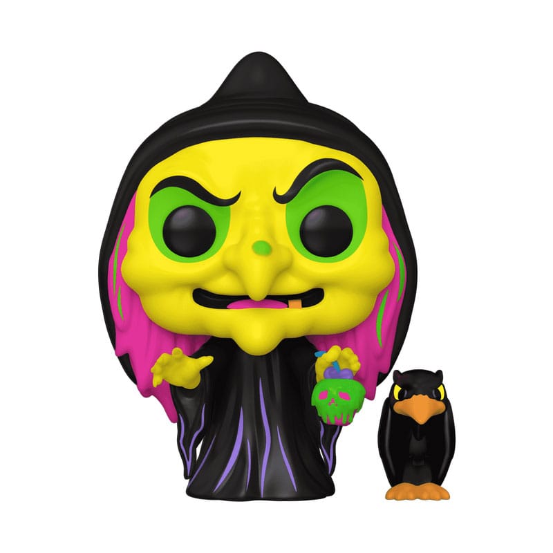 Funko Snow White POP & Buddy! Animation Disguised Evil Queen with Raven (Black Light) Exclusive Vinyl Figur