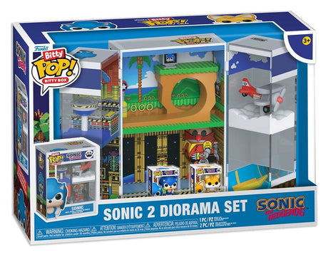Funko Sonic 2 Diorama Set Bitty POP! Boxes Vinyl Figur