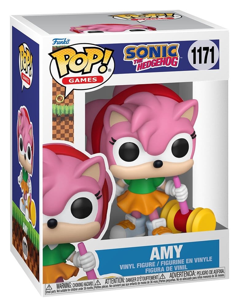 Funko Sonic - The Hedgehog Amy Rose with Piko Hammer with Chase Sortiment (6) POP! Games Vinyl Figuren