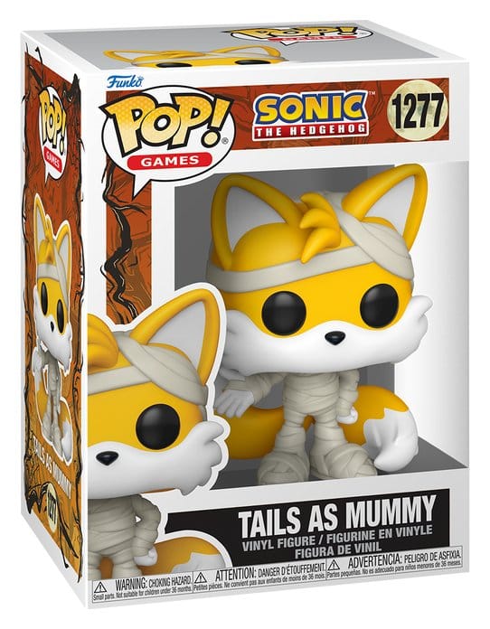 Funko Sonic the Hedgehog Mummy Tails POP! Games Vinyl Figur