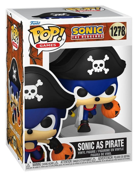 Funko Sonic the Hedgehog Pirate Sonic POP! Games Vinyl Figur