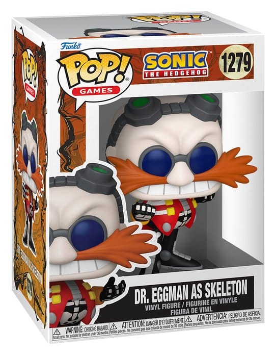 Funko Sonic the Hedgehog Skeleton Robotnik POP! Games Vinyl Figur