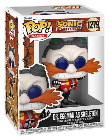 Funko Sonic the Hedgehog Skeleton Robotnik POP! Games Vinyl Figur