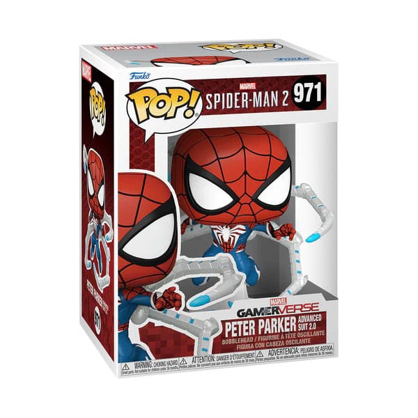 Funko Spider-Man 2 Peter Parker Suit POP! Games Vinyl Figur