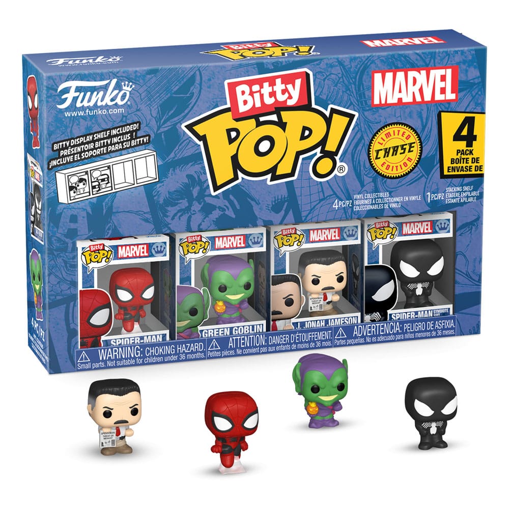 Funko Spider-Man 4er-Pack Series 1 Bitty POP! Vinyl Figuren
