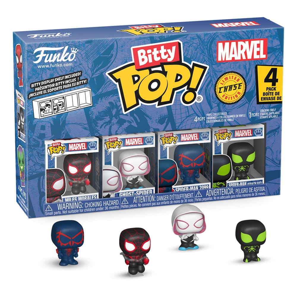Funko Spider-Man 4er-Pack Series 2 Bitty POP! Vinyl Figuren