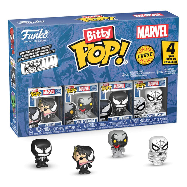 Funko Spider-Man 4er-Pack Series 3 Bitty POP! Vinyl Figuren
