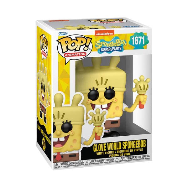 Funko SpongeBob Schwammkopf 25th Anniversary SB w/ Glove Light POP! Vinyl Figur