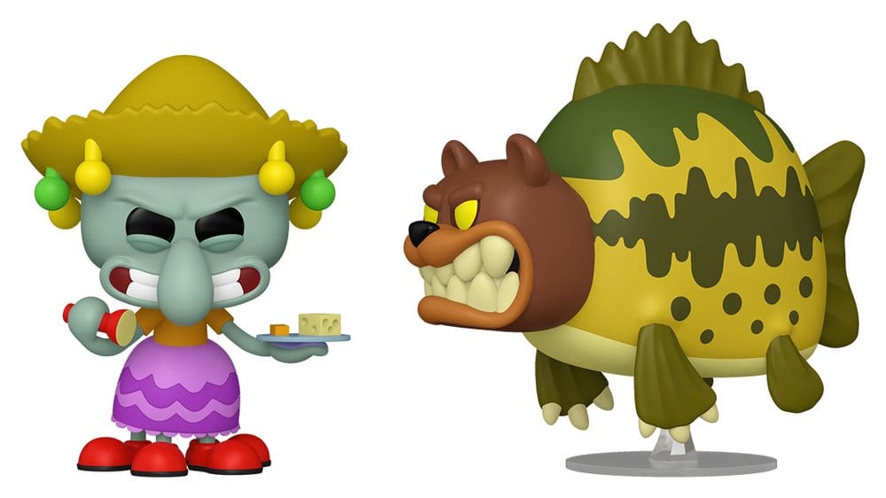 Funko SpongeBob Schwammkopf 2er-Pack Squidward & Sea Bear POP! Animation Vinyl Figur