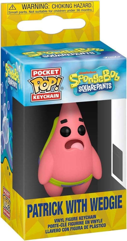 Funko SpongeBob Schwammkopf Patrick w/Wedgie Sortiment (12) POP! Vinyl Schlüsselanhänger