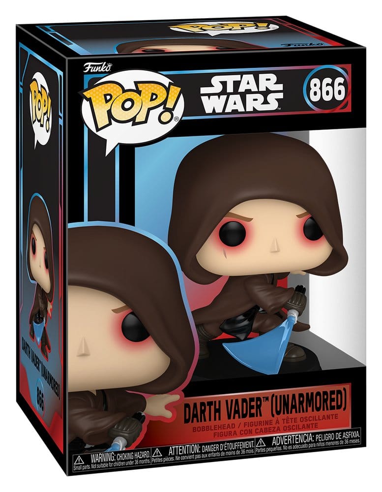 Funko Star Wars Darth Vader (Unarmored) POP! Vinyl Wackelkopf-Figur