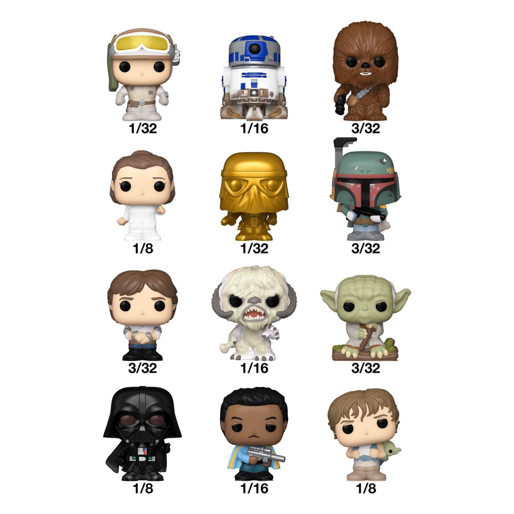 Funko Star Wars Display (32) S2 PDQ POP! Vinyl Figuren