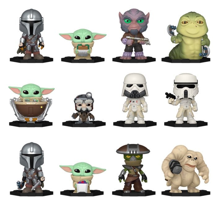 Funko Star Wars Mystery Minis Minifiguren The Mandalorian and Grogu Series 2 Display (12)