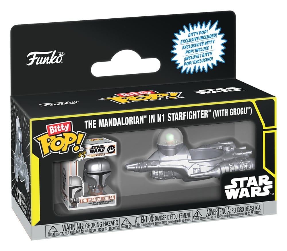 Funko Star Wars N1 w/Mando Bitty POP! Ride Vinyl Figur