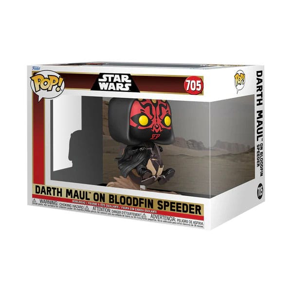 Funko Star Wars POP! Rides Deluxe Vinyl Figur Darth Maul on Bloodfin 9 cm
