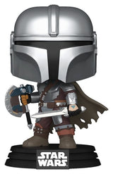 Funko Star Wars The Mandalorian and Grogu The Mandalorian (Dual Wield) POP! Vinyl Figur