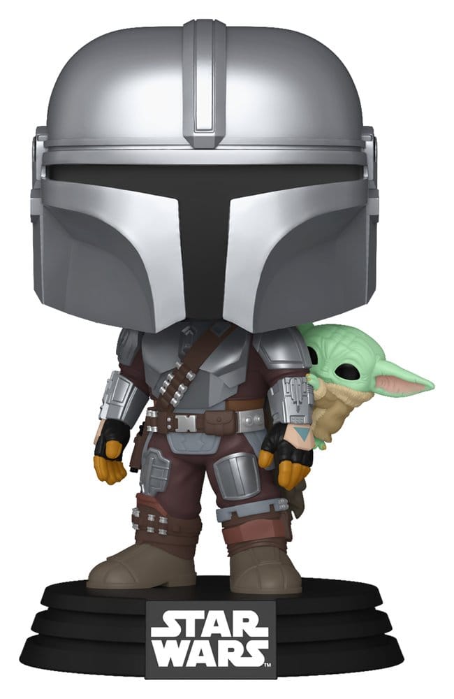 Funko Star Wars The Mandalorian and Grogu The Mandalorian with Grogu POP! Vinyl Wackelkopf-Figur