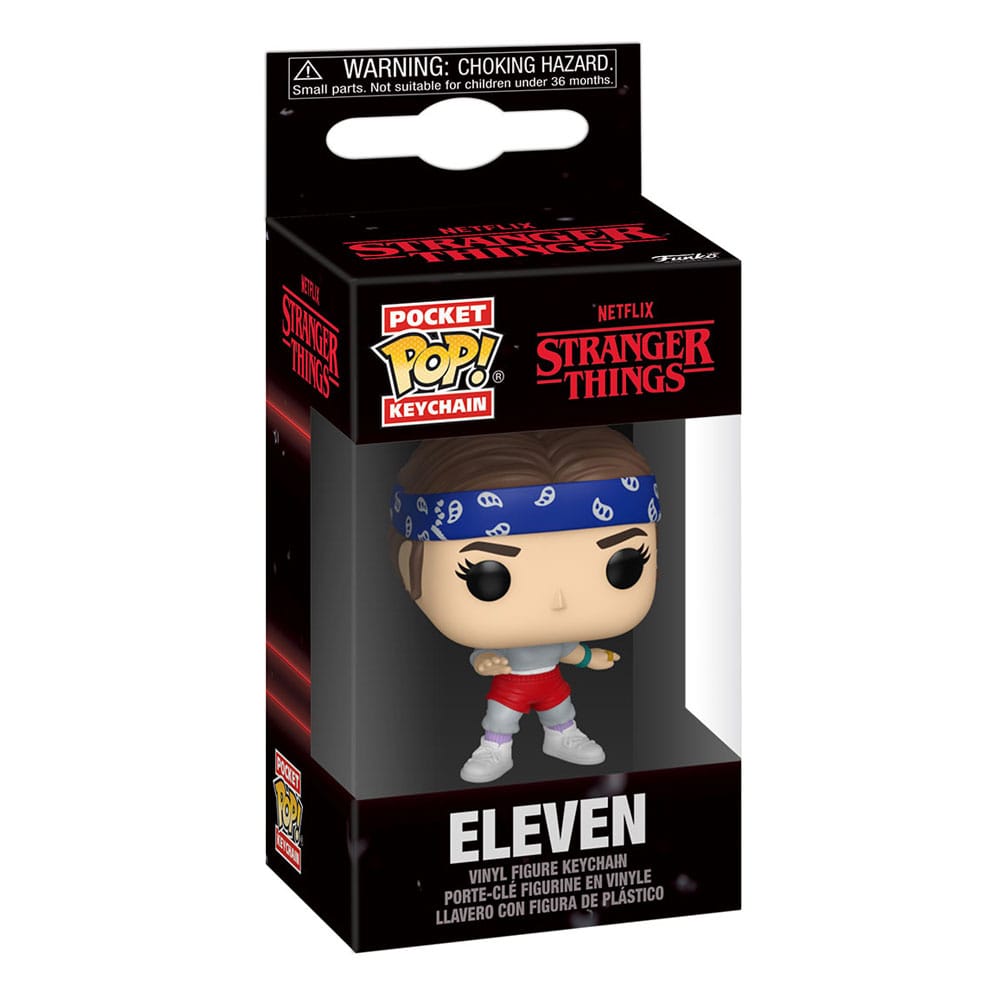 Funko Stranger Things Eleven with Bandana Display (12) POP! Vinyl Schlüsselanhänger
