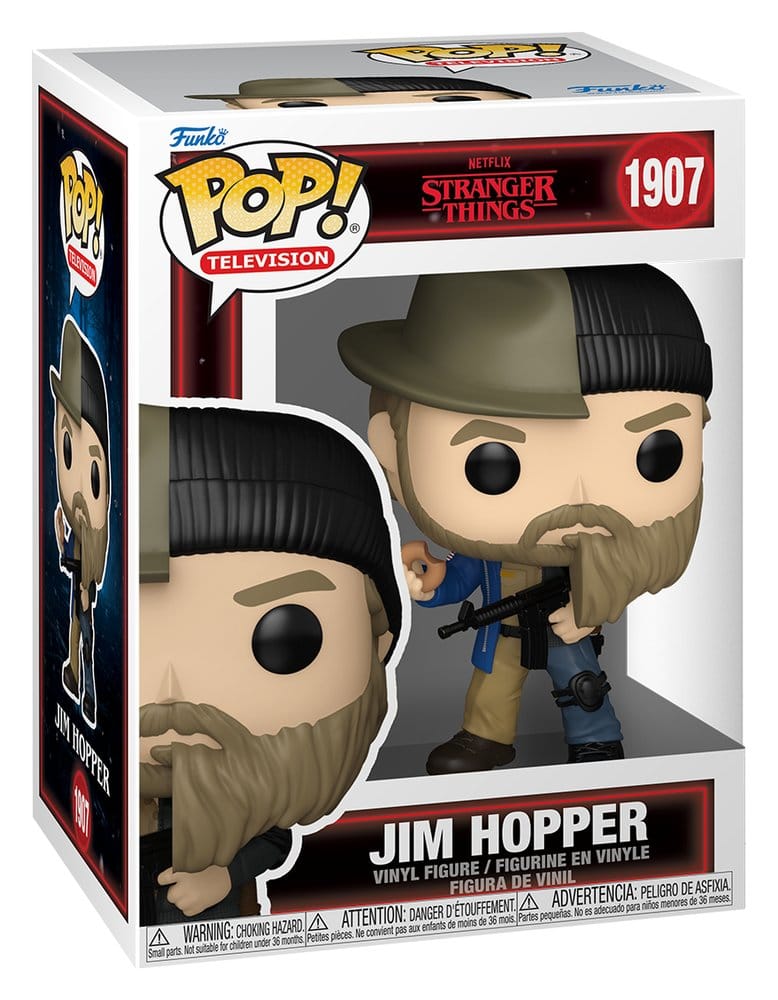 Funko Stranger Things Jim Hopper SPLT POP! TV Vinyl Figuren
