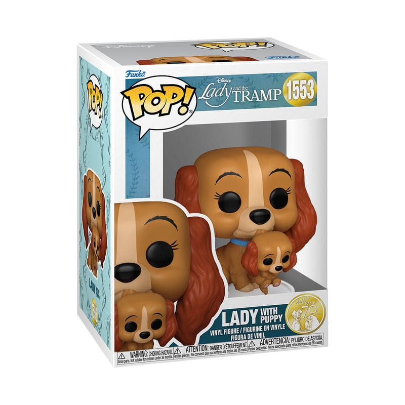 Funko Susi & Strolch Lady w/puppy POP! Disney Vinyl Figur