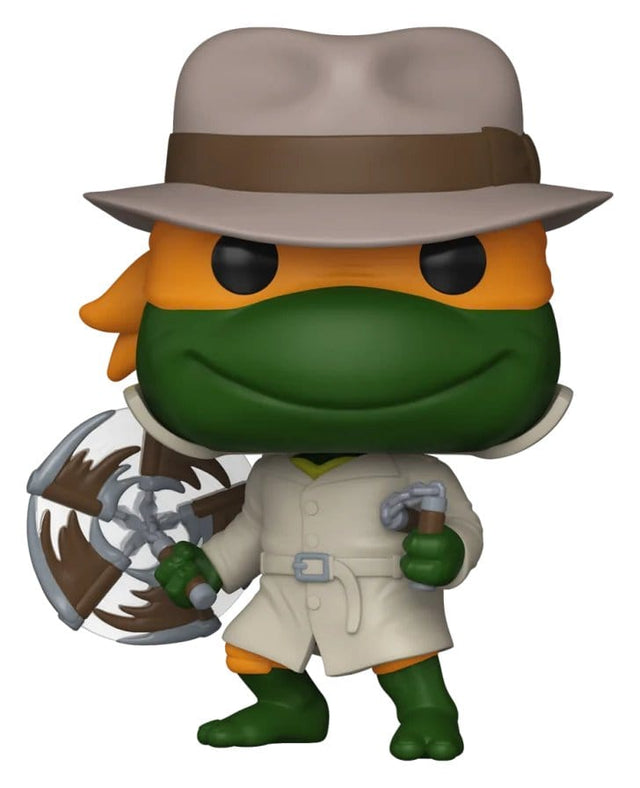Funko Teenage Mutant Ninja Turtles Pop! Television Michelangelo in Trenchcoat Exclusive Vinyl Figur