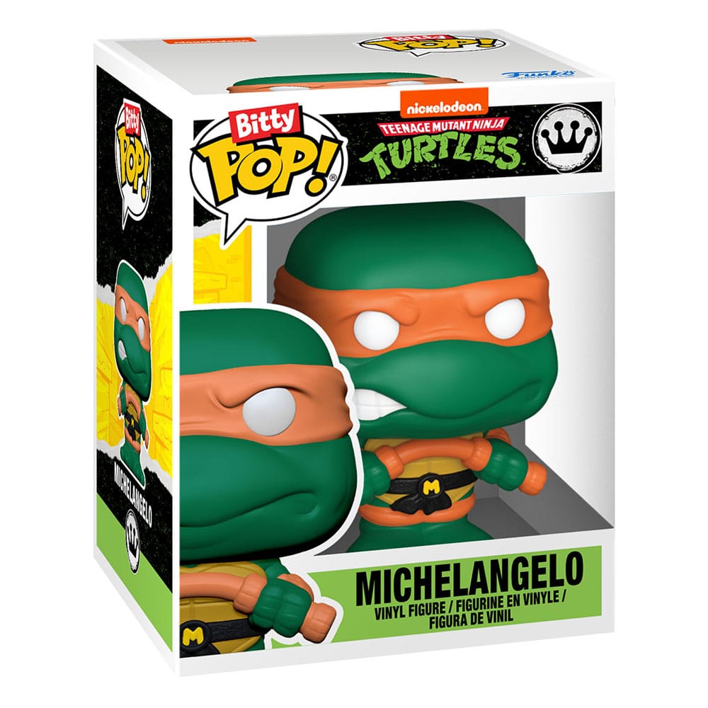 Funko Teenage Mutant Ninja Turtles Sewer Lair Bitty POP! Bitty Box Display mit 2 Vinyl Figuren
