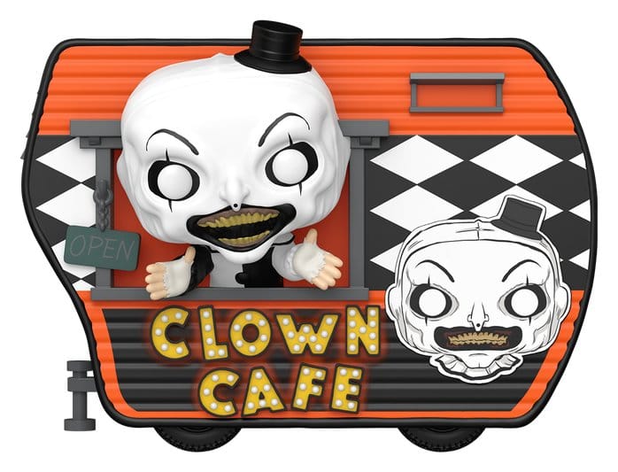 Funko Terrifier Café with Art POP! Rides Super Deluxe Vinyl Figur