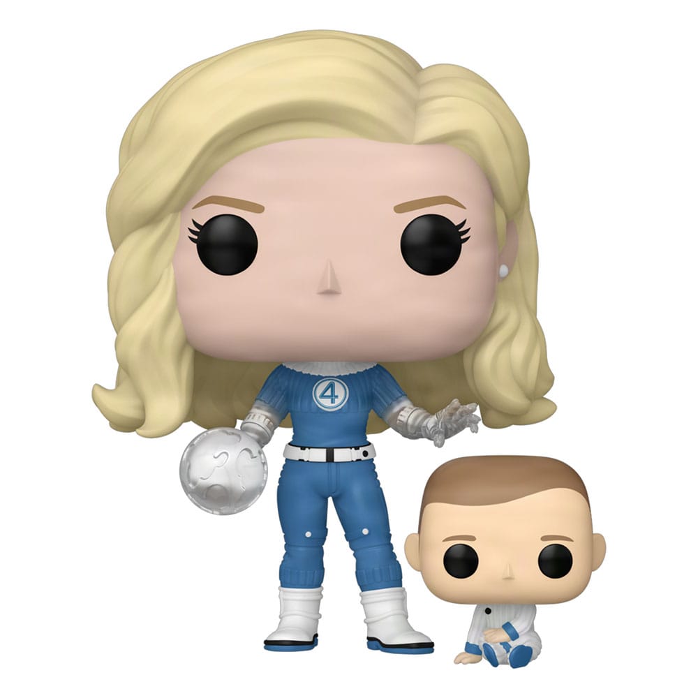 Funko The Fantastic Four First Steps Invisible Woman & Franklin POP! & Buddy Marvel Vinyl Figur