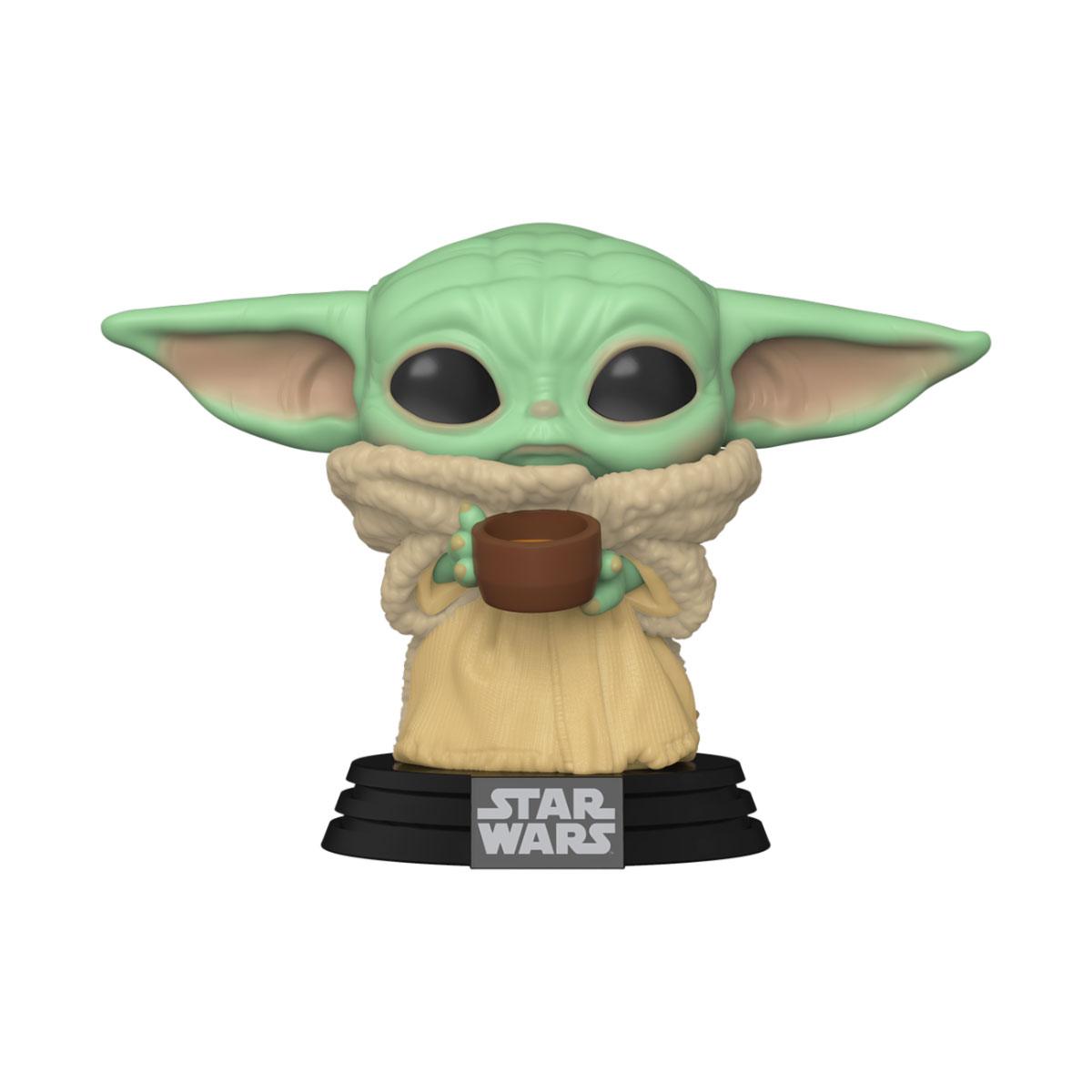 Funko The Mandalorian The Child w/ Cup POP! Star Wars Vinyl Figur