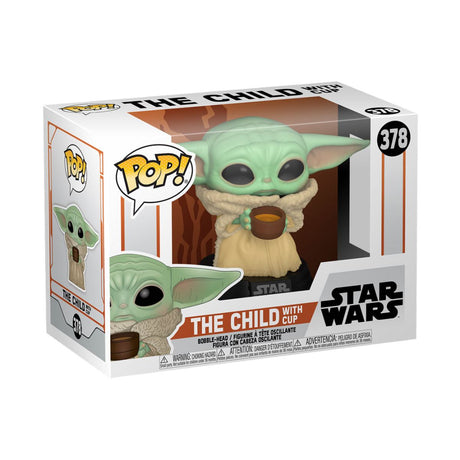 Funko The Mandalorian The Child w/ Cup POP! Star Wars Vinyl Figur