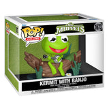 Funko The Muppets Kermit with Banjo POP! Deluxe Vinyl Figur