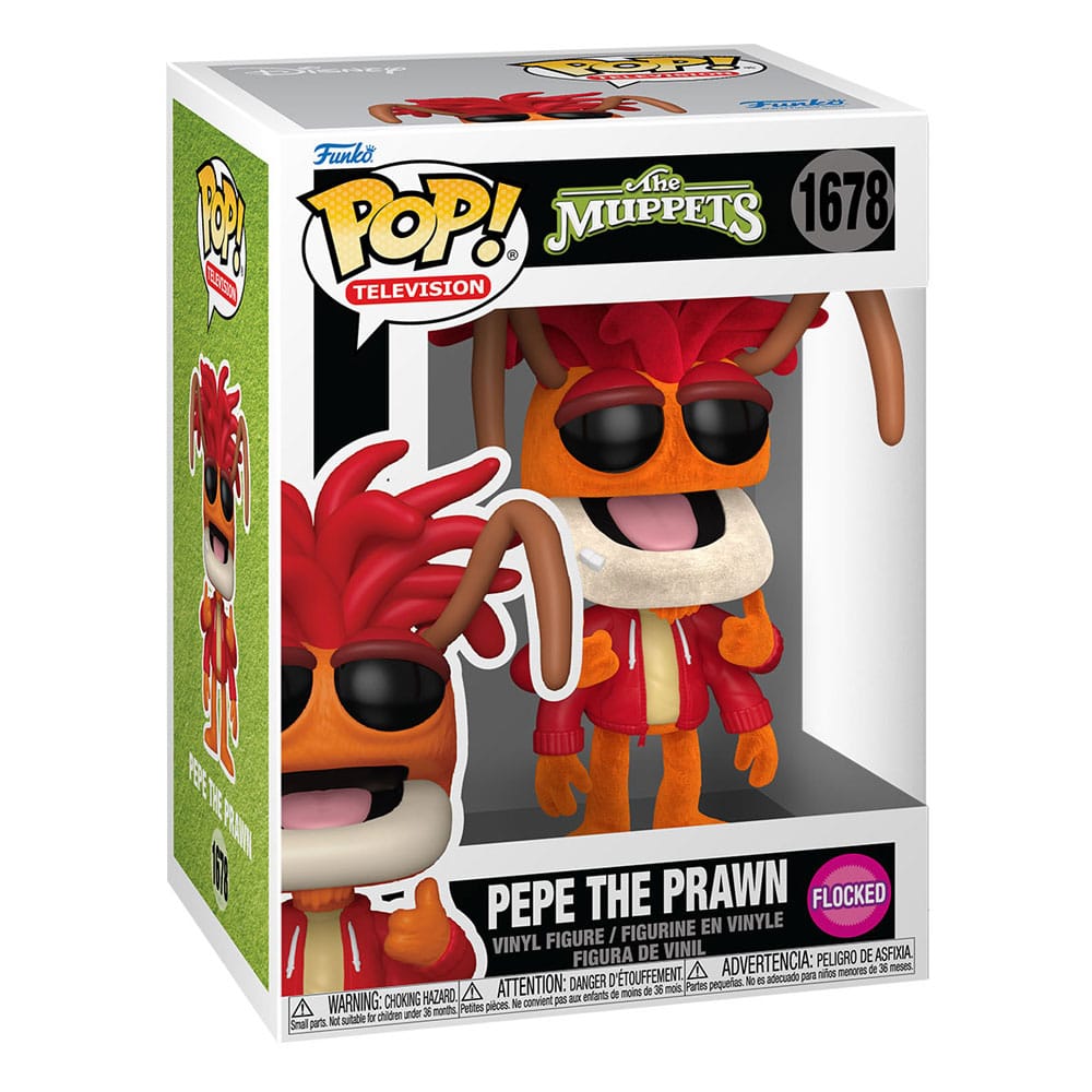 Funko The Muppets Pepe the Prawn (Flocked) POP! Vinyl Figur