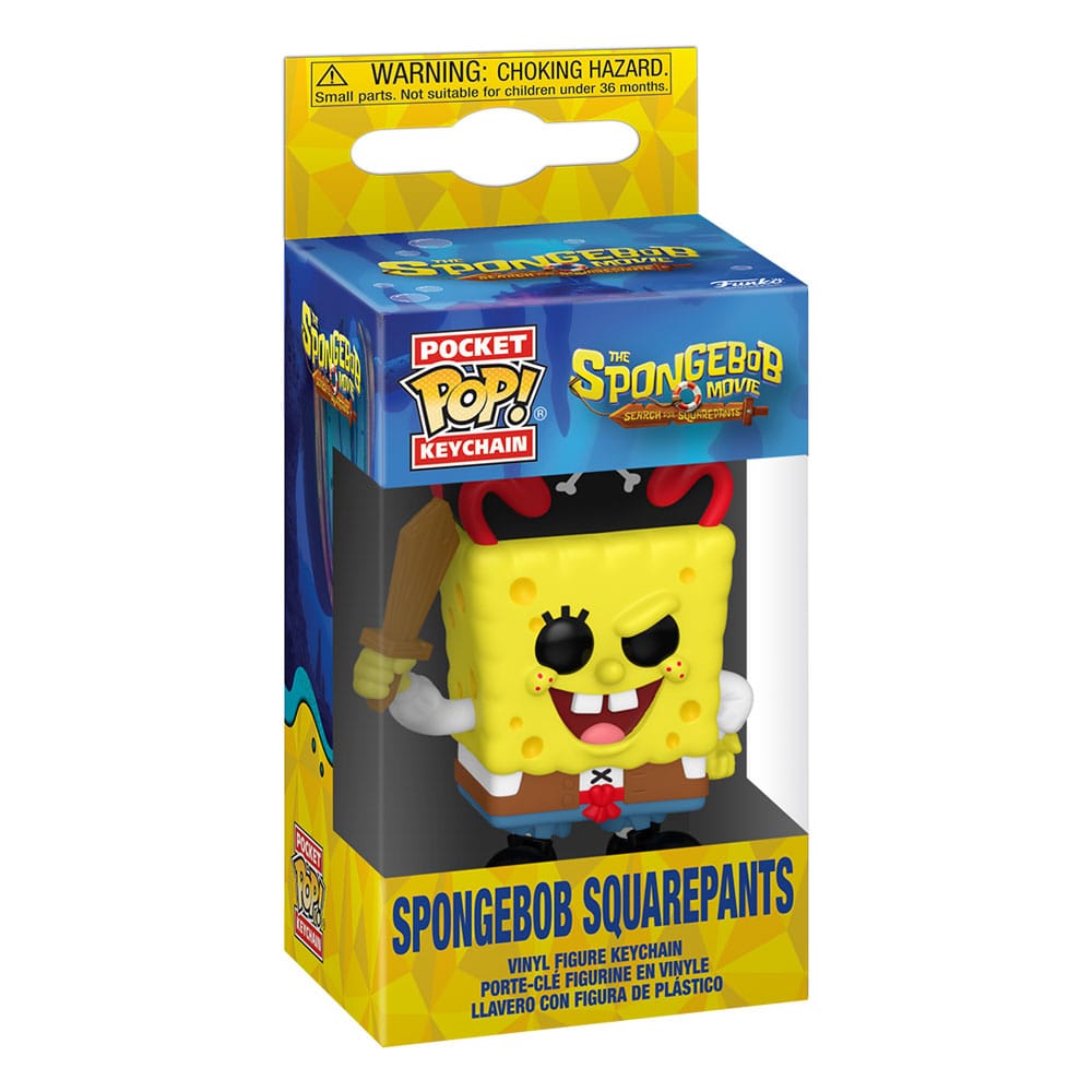 Funko The SpongeBob Movie (2025) SpongeBob SquarePants Display (12) POP! Vinyl Schlüsselanhänger