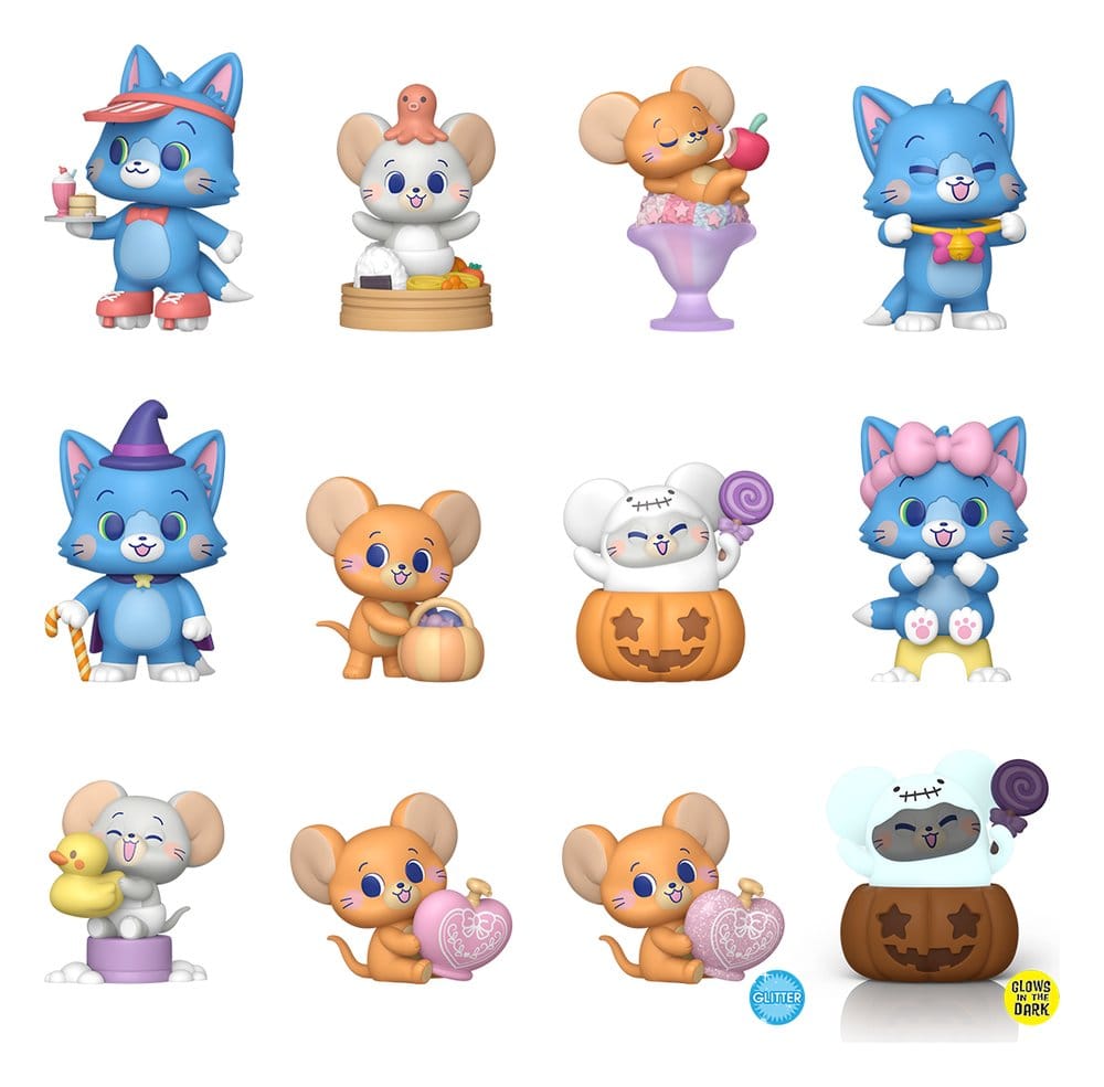 Funko Tom & Jerry Gokko Mystery Minis Minifiguren Display (12)