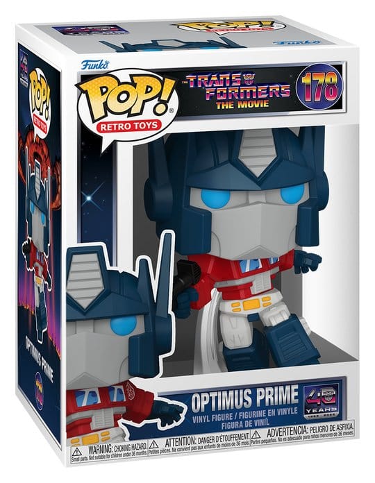 Funko Transformers Optimus Prime POP! Retro Toys Vinyl Figur