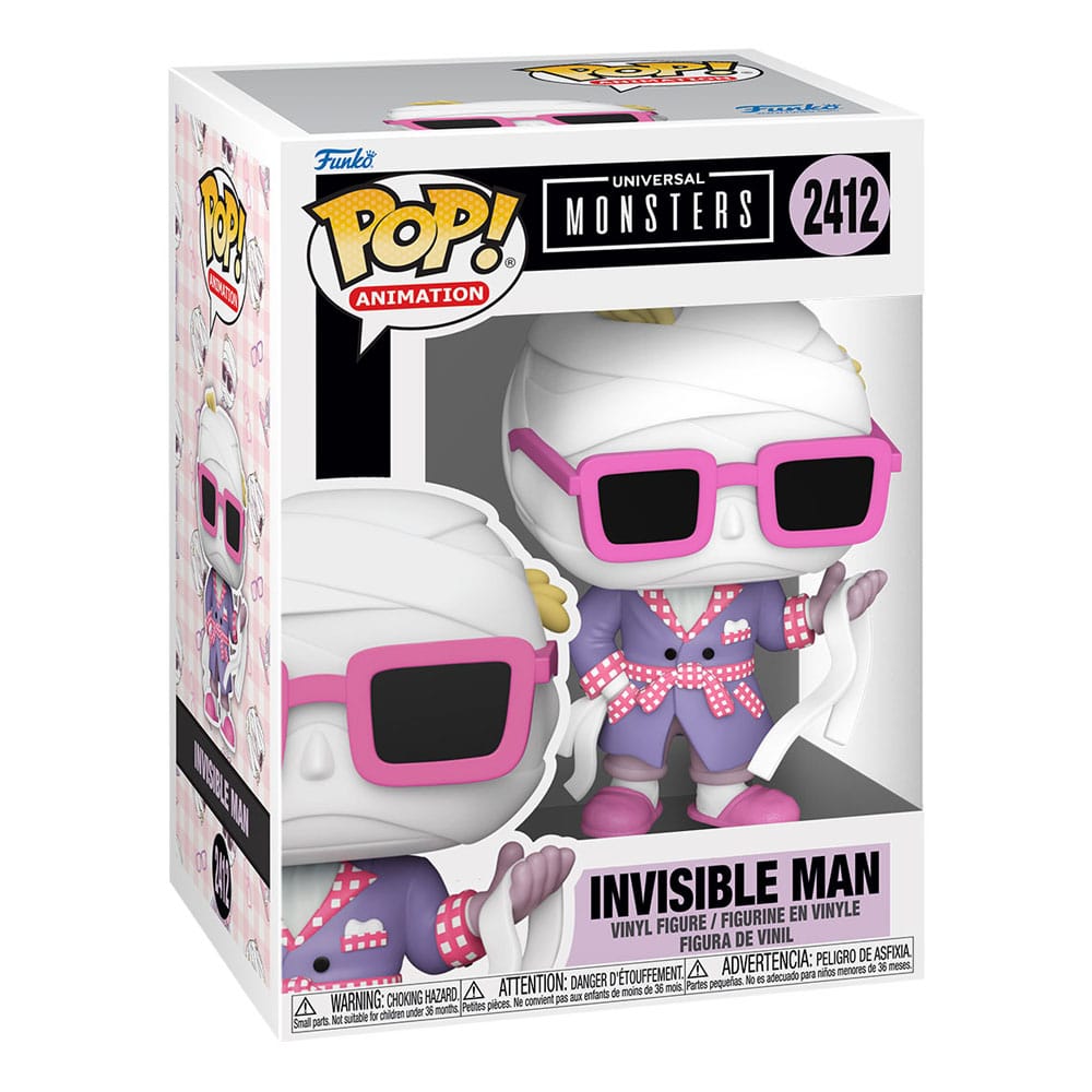 Funko Universal Monsters Invisible Man with Chase Sortiment (6) POP! Animation Vinyl Figuren